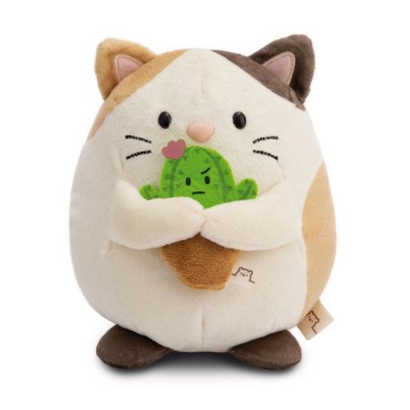 NICI mymochi Katze Angy mit Kaktus Vorderseite | Kuscheltier.Boutique