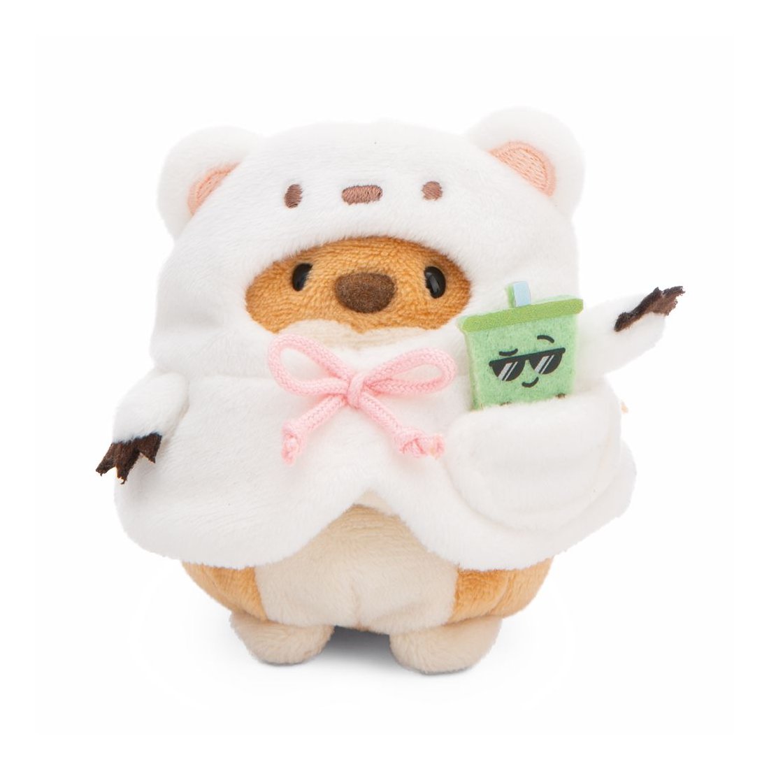 NICI mymochi Hund Hiro mit Bubble Tea + Kaninchenkostüm | Kuscheltier.Boutique