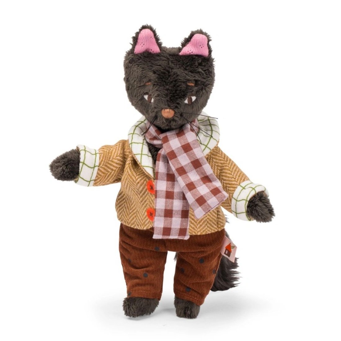 Moulin Roty Katze Leon Les Minouchkas Vorderseite | Kuscheltier.Boutique