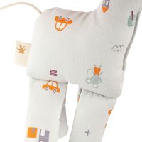 sigikid sigibaby Greifling blaue Giraffe Material | Kuscheltier.Boutique