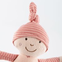 sigikid sigibaby Greifling rosa Püppchen Gesicht | Kuscheltier.Boutique