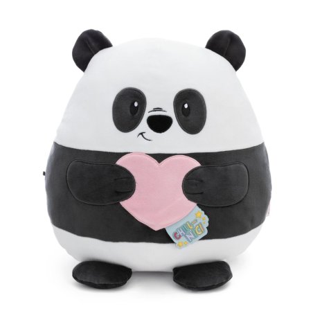 Chill-NICI Panda mit Herz Vorderseite Squishy Plüschtier | Kuscheltier.Boutique