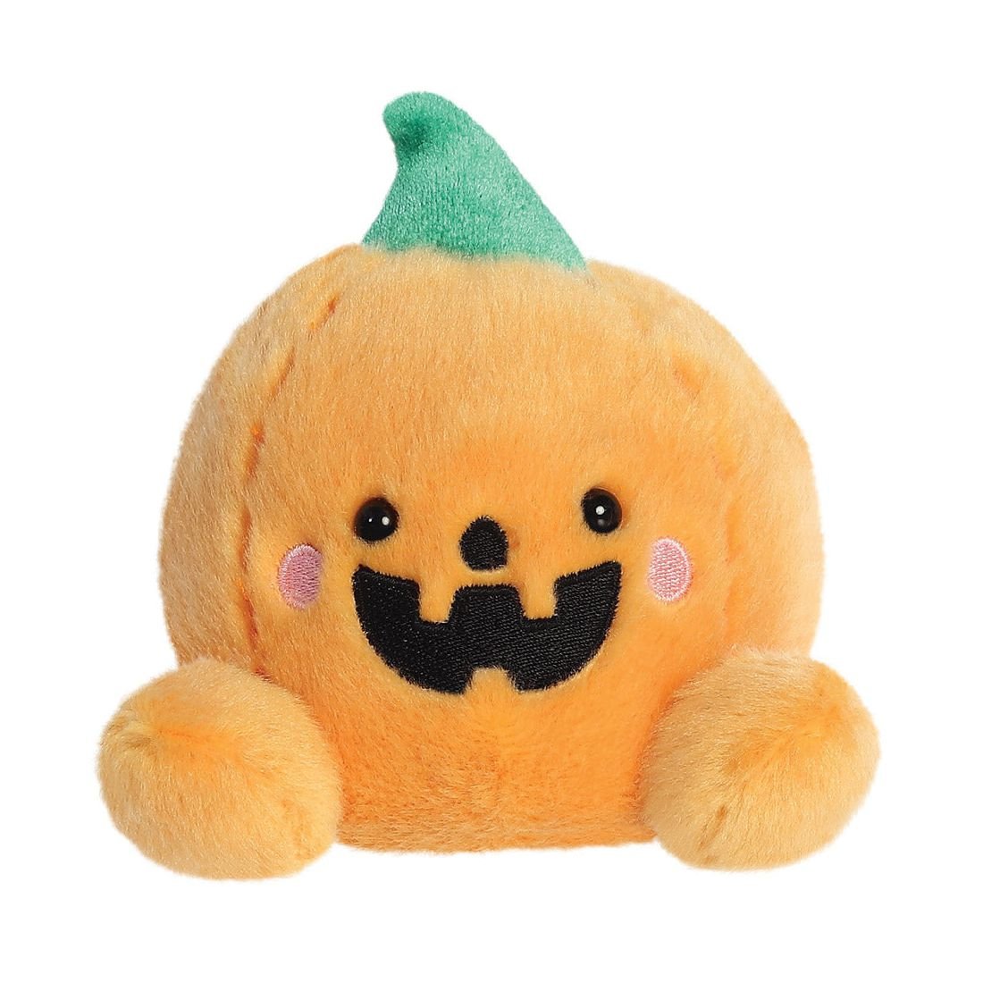 Palm Pals Kürbis Jack O'Lantern Vorderseite | Kuscheltier.Boutique