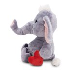 NICI Love Elefant dunkelgrau mit Herz  | Kuscheltier.Boutique