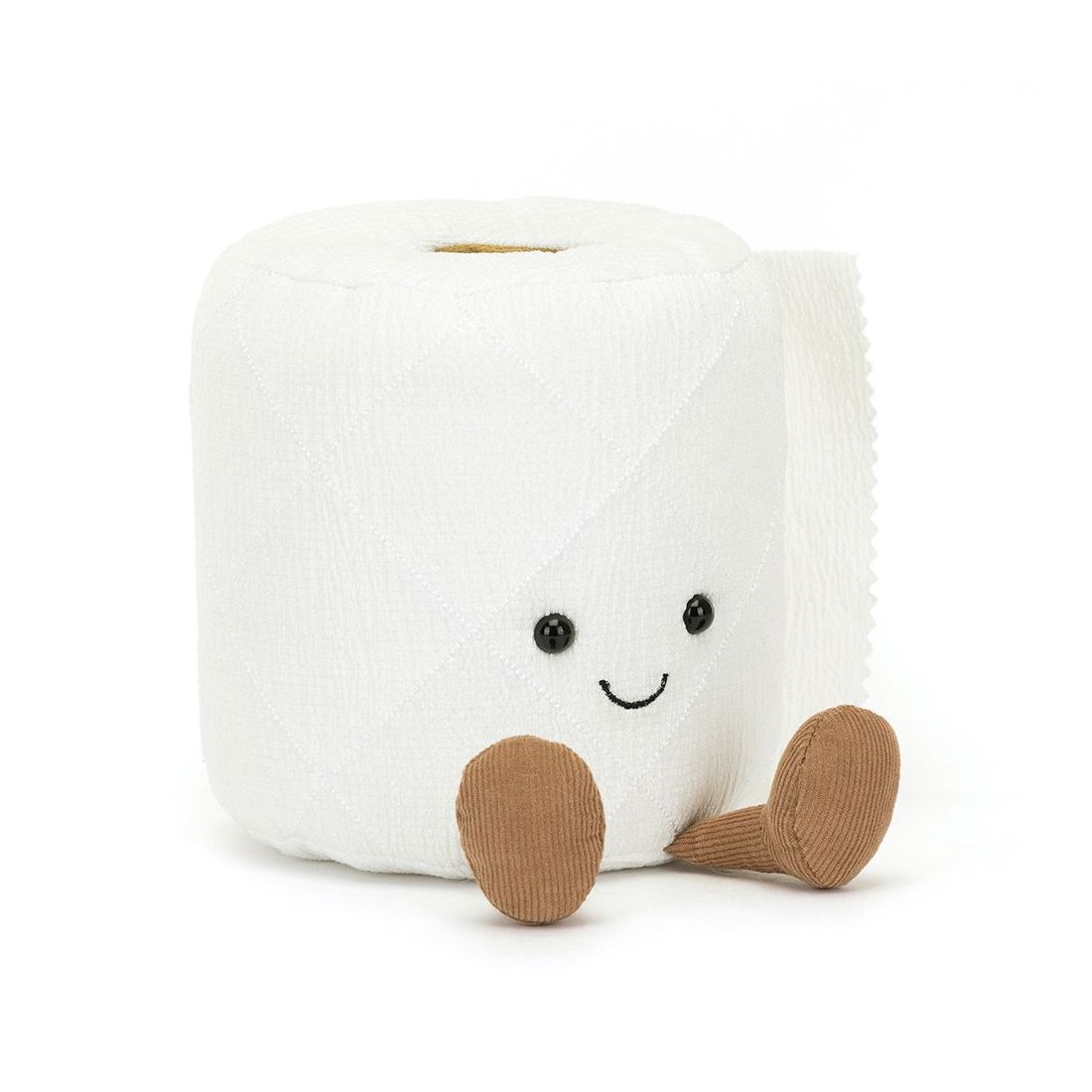 Jellycat Amuseables Toilet Roll Vorderseite Toilettenpapier | Kuscheltier.Boutique