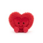 Jellycat Amuseables Beatie Heart 12cm Vorderseite Herz | Kuscheltier.Boutique