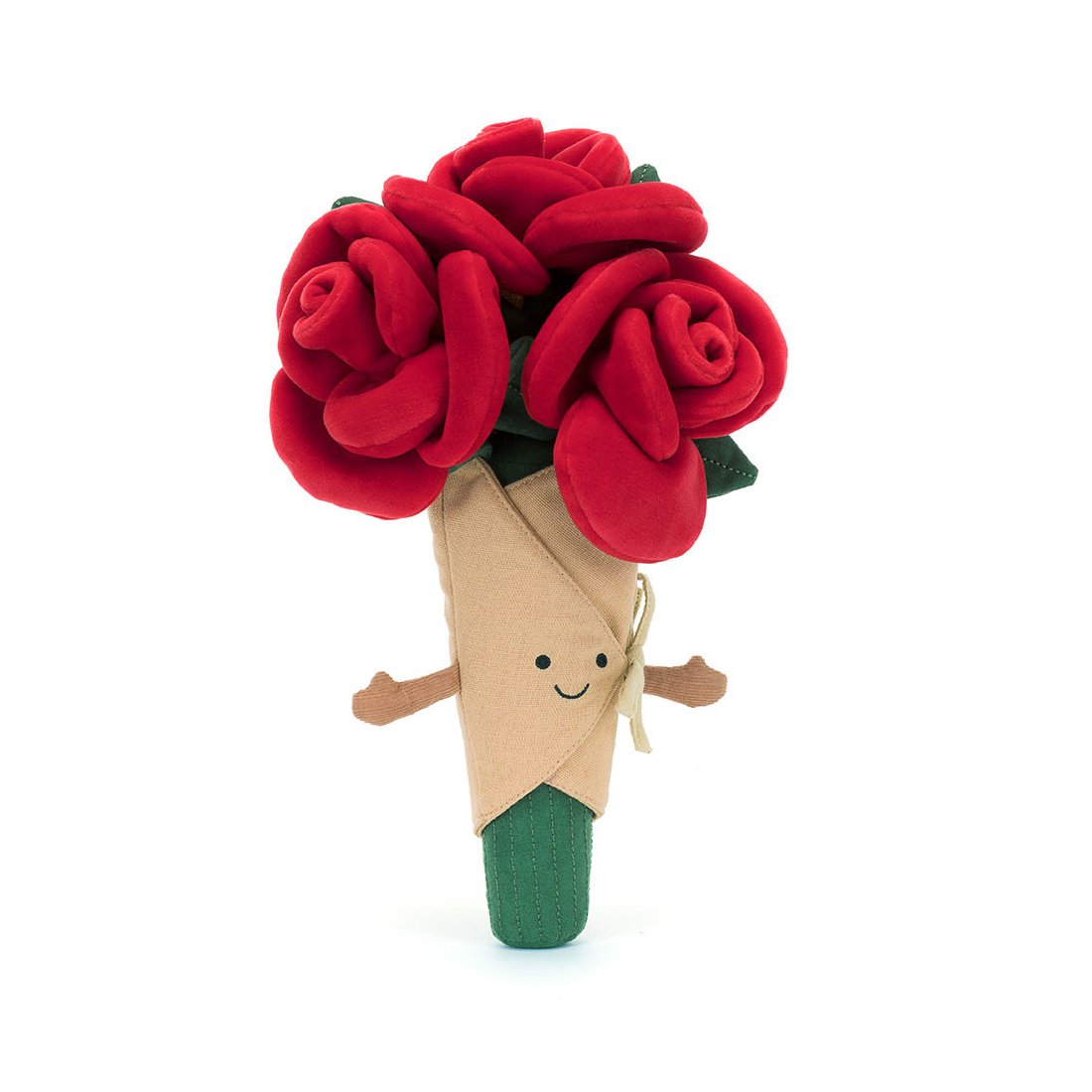 Jellycat Strauß Amuseables Rose Bouquet Vorderseite | Kuscheltier.Boutique