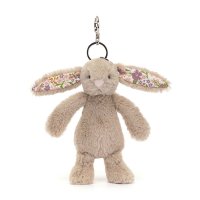 Jellycat Hase Blossom Beige Petal Bunny Vorderseite Anhänger | Kuscheltier.Boutique