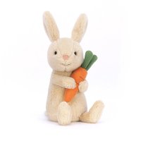 Jellycat Hase Bonny Bonnie mit Karotte, Vorderseite | Kuscheltier.Boutique