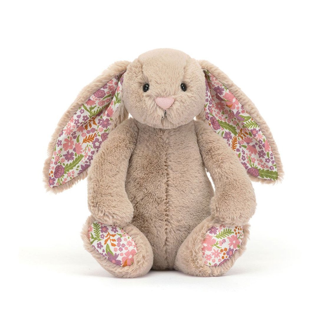 Jellycat Hase Blossom Beige Bunny Petal 18cm Vorderseite | Kuscheltier.Boutique