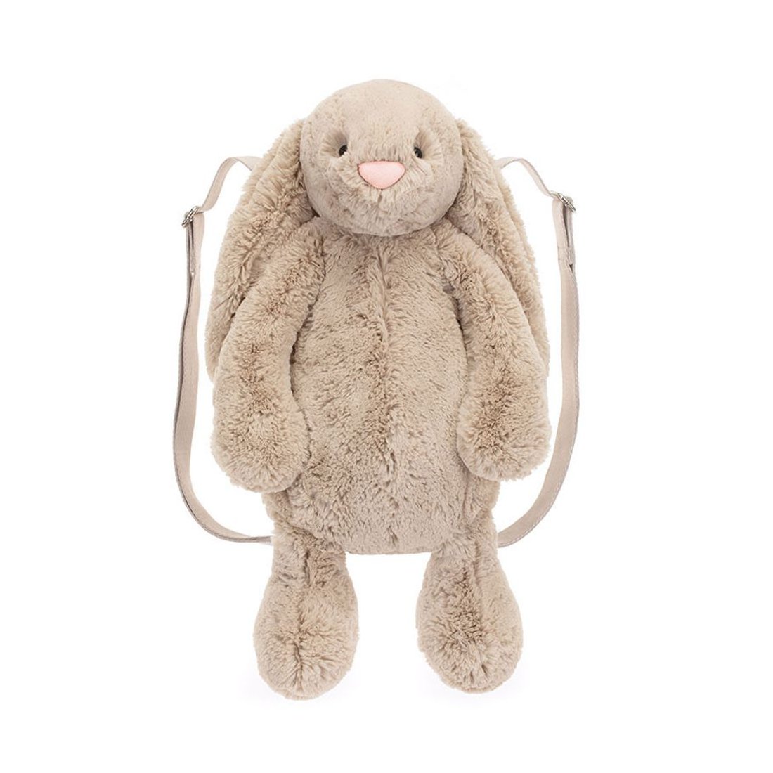 Jellycat Hase Bashful Beige Bunny Vorderseite Rucksack | Kuscheltier.Boutique