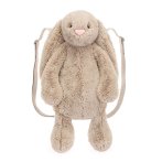 Jellycat Hase Bashful Beige Bunny Vorderseite Rucksack | Kuscheltier.Boutique