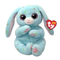 Ty Beanie Bellies Hase Skippy Bunny blaugrau / bunt | Kuscheltier.Boutique