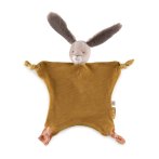 Trois Petits Lapins Schmusetuch  Kaninchen ocker Vorderseite | Kuscheltier.Boutique