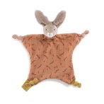 Trois Petits Lapins Schmusetuch rotes Kaninchen Vorderseite | Kuscheltier.Boutique