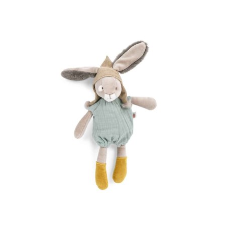 Trois Petits Lapins grünes Kaninchen 30cm Vorderseite | Kuscheltier.Boutique