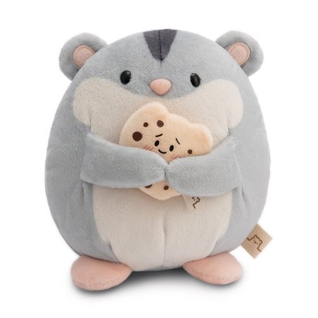 NICI mymochi Hamster Shai mit Keks Vorderseite | Kuscheltier.Boutique