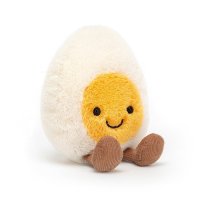 Jellycat Amuseables Ei Happy Boiled Egg Vorderseite | Kuscheltier.Boutique