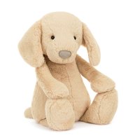 Jellycat Hund Bashful Luxe Puppy Orlando 50cm Vorderseite | Kuscheltier.Boutique