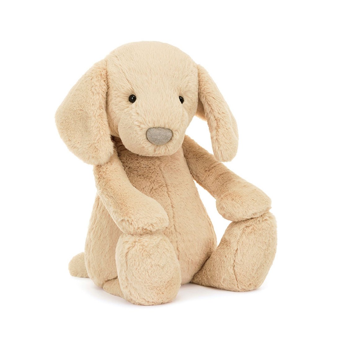 Jellycat Hund Bashful Luxe Puppy Orlando 50cm Vorderseite | Kuscheltier.Boutique