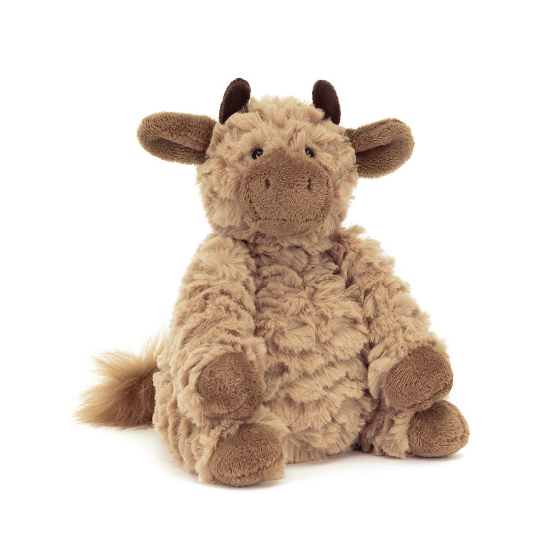 Jellycat Kälbchen Fuddles Calf sitzend | Kuscheltier.Boutique