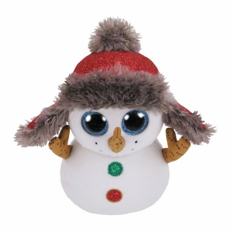 Ty Beanie Boos Schneemann Buttons mit Wintermütze | Kuscheltier.Boutique