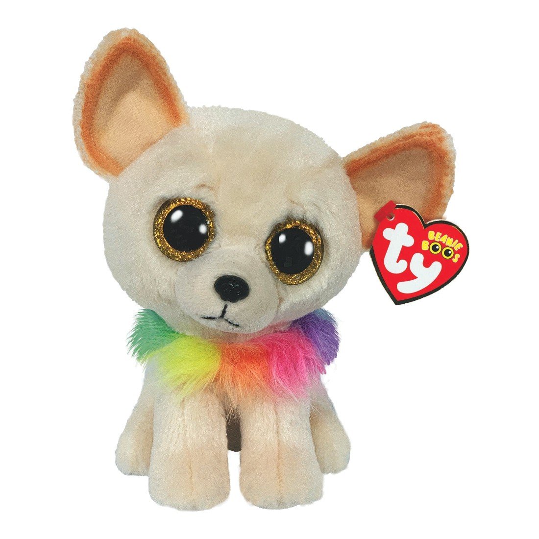 Terrier Chewey, cremefarben 15cm | Ty Beanie Boo's